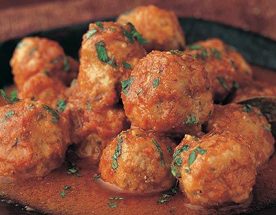 Hackbällchen in Chipotle-Sauce