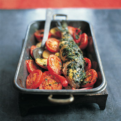 Fisch in aromatischer Sauce