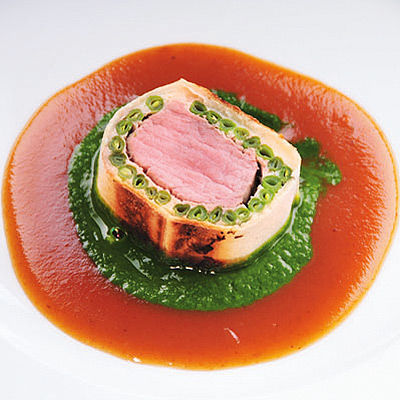 Kalbsfilet im Brot