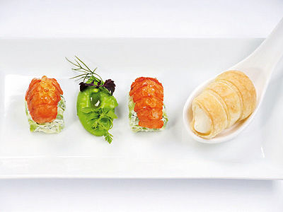 Flusskrebse mit Kernschaumrolle & Co