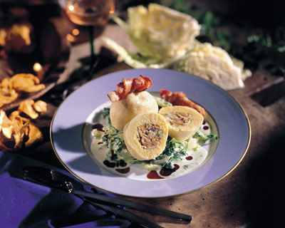 Eierschwammerl-Knödel