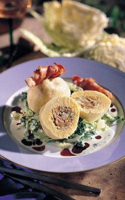 Eierschwammerl-Knödel
