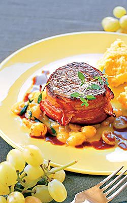 Steak mit Polenta