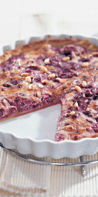 Rotkraut-Apfel-Tarte
