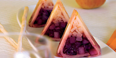 Rotkraut-Terrine mit Äpfeln