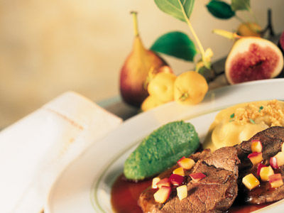 Ravioli mit Sellerie-Maronifülle