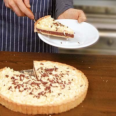 Champagnertrüffeltarte mit Kirschen