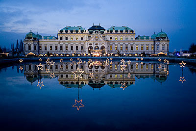 Weihnachtsdorf Schloß Belvedere