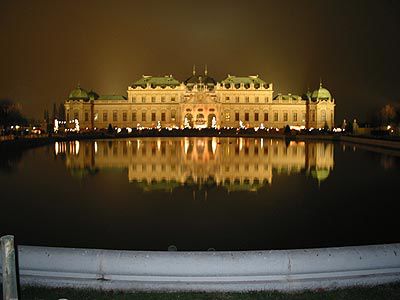 Weihnachtsdorf Schloß Belvedere