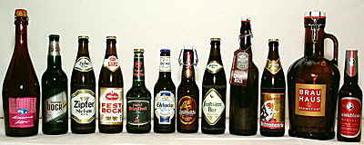Folgende Biere wurden verkostet: