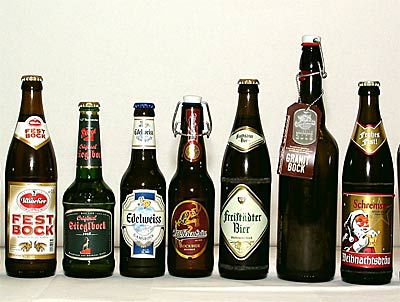 Folgende Biere wurden verkostet: