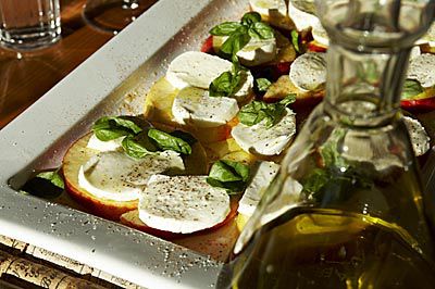 Mozzarella und Apfel Parfum de Vie