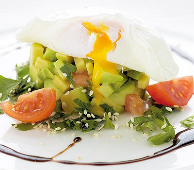 Avocadotatar mit Ei