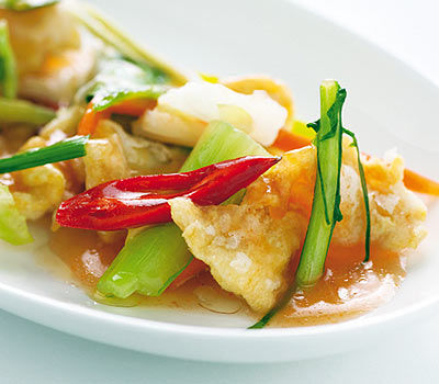 Wok mit süss-saurem Huhn