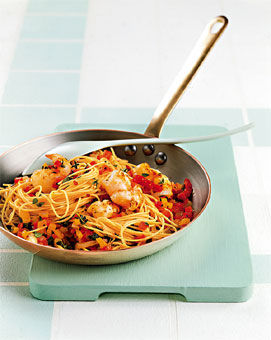 Spaghetti mit Scampi