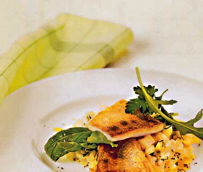 Zander & Spargelrisotto