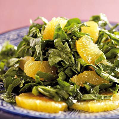 Spinatsalat mit Orangen