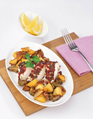 Gnocchi in scharfer Vranberry-Tomate-Sauce