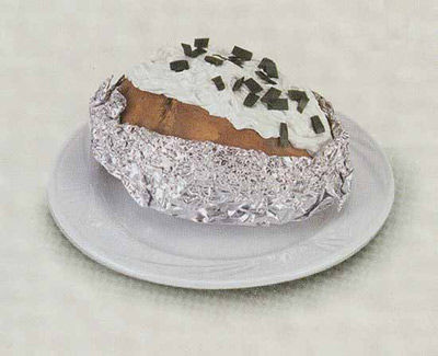 Folienkartoffeln mit Sauerrahm Dip