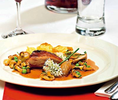 Kalbsbrust mit Pilzen