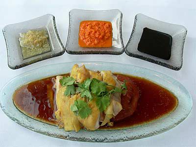 Huhn mit Reis (Hainan Art)