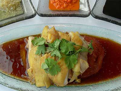 Huhn mit Reis (Hainan Art)