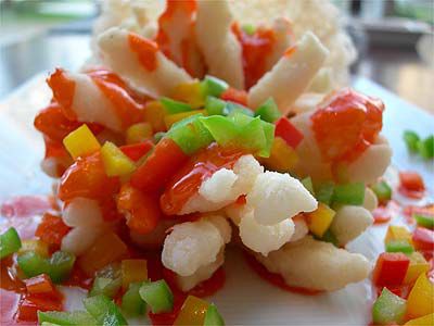 Gebackene Fischblume