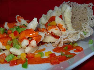 Gebackene Fischblume
