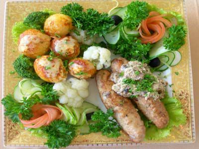 Zubereitung der Kalbsrouladen