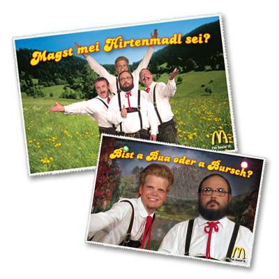 Liebesgrüße mit Lederhose.
