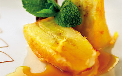 Gebackene Bananen