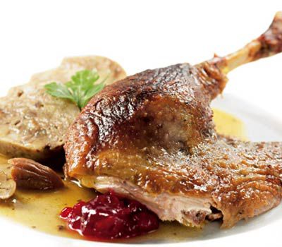 Weihnachtsgans mit Maroni-Füllung