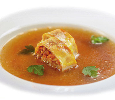 Fleischstrudelsuppe