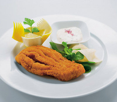Gebackener Karpfen