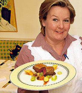 Rehrücken mit Pinienkruste
