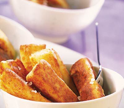 Zutaten und Zubereitung der Kartoffelstäbchen: