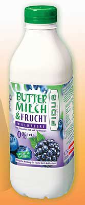 Fidus Buttermilch & Frucht / Berglandmilch