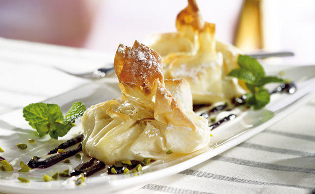 Bild: GUSTO / Stefan Liewehr Birnen-Strudel-Säckchen