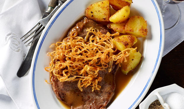 Bild: GUSTO / Stefan Liewehr Zwiebelrostbraten
