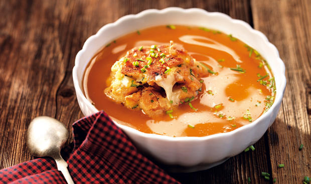 Bild: GUSTO / Eisenhut & Mayer Pinzgauer Kaspressknödel
