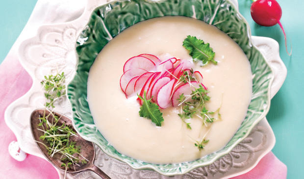 Kohlrabi-Kresse-Suppe