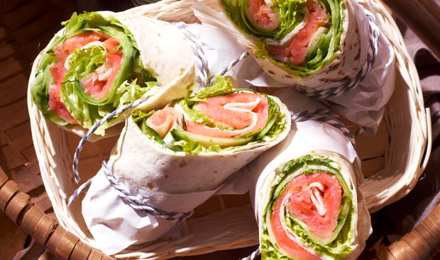 Bild: GUSTO / Dieter Brasch Lachs-Wraps
