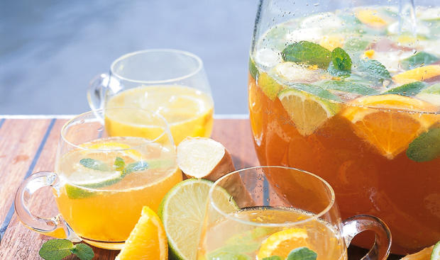 Caipirinha-Orangen-Bowle