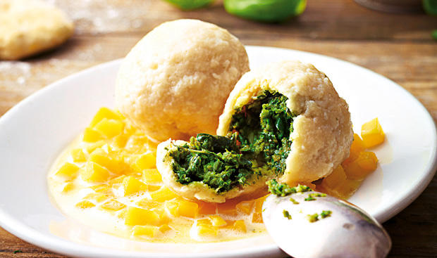 Bild: GUSTO / Dieter Brasch Basilikumknödel