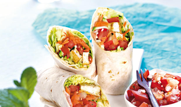 Wraps mit Salsa