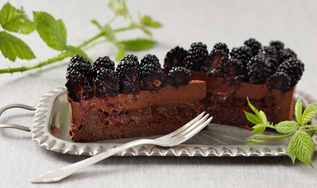 Bild: GUSTO / Schrems Theresa Schokomustorte mit Brombeeren