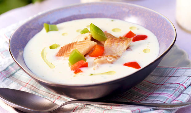 Bild: GUSTO / Dieter Brasch Kalte Räucherfischsuppe