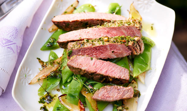 Bild: GUSTO / Dieter Brasch Rindssteak Gremolata