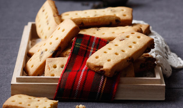 Shortbread mit Cranberries