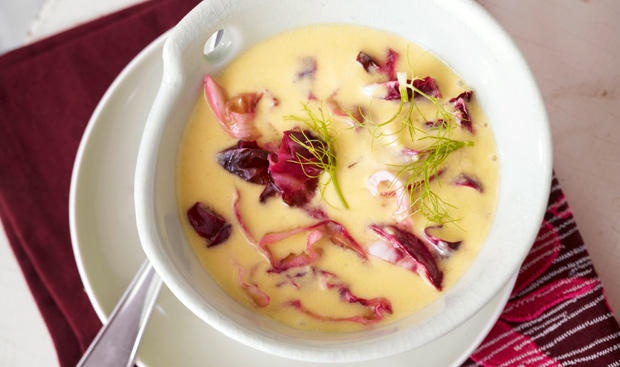 Fenchelsuppe mit Radicchio